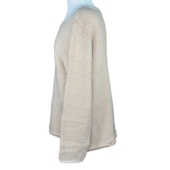J. Crew Women’s Camel & Ivory Merino Wool Blend Sweater XXL NWT - Picture 7 of 12